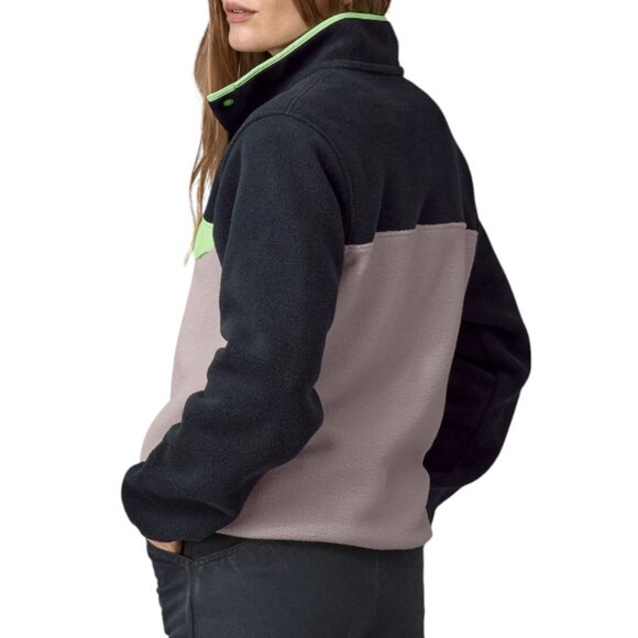 Patagonia Women's Synchilla Snap-T Fleece Pullover Echo Purple, New With Tag - Picture 2 of 4